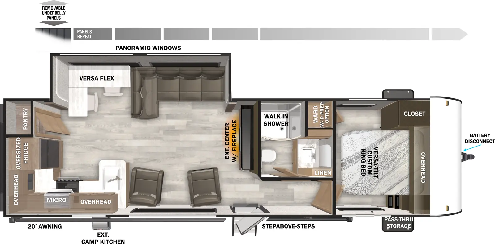 Wildwood 27RK Floorplan